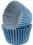 Cupcake Kalıbı Pet Kapsül Kek KALIBI48X34 mm - 100 Adet Mavi Küçük Puanlı 1