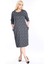 Çift Cepli Kışlık Büyük Beden Elbise 13C-2485 1