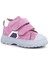 Tails Hakiki Deri Pembe Cırtlı Çocuk Spor Bot 1