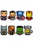 1 Adet/takım Marvel Avengers Aksiyon Figürü Oyuncakları Aksesuarları Spor Ayakkabı Bağı Toka Demir Adam Kaptan Amerika Hulk Thor Örümcek Adam (Yurt Dışından) 4