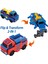 Transracers Flip Cars 2'si 1 Arada Dönüşen Inşaat Araç Serisi Iki Türe Dönüştürülmüş Cep Araba Mini Çocuk Oyuncak Hediyeler (Yurt Dışından) 4