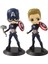 16 cm Avengers Q Posket Süper Kahraman Kaptan Amerika Pvc Aksiyon Figürü Oyuncakları Modeli Bebek (Yurt Dışından) 3