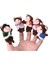 [daha Mutlu] 7 Adet Karikatür Hayvan Maymun Bebek Parmak Kuklaları Set Mini Peluş Bebek Erkek Kız Hikayesi Anlatan El Bezi Bebek Eğitici Oyuncaklar (Yurt Dışından) 1