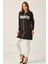Kadın Siyah Fermuarlı Kadın Sweatshirt DM60199 3