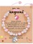 Kadın Bileklik Shambhala Pembe Inci Dokuma Pembe Bileklik Love Unicorn Charm Bileklik-Bileklik + Unicorn + Büyülü Kart (Yurt Dışından) 1
