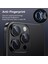 iPhone 15 Pro Max / 15 Pro Kamera Lens Koruyucu (3'lü Set) Gümüş Titanyum 3
