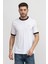 Erkek Pamuklu Regular Fit Kısa Kollu Beyaz T-Shirt 3Lpt40 Pjeyz-1100 1