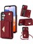 Samsung Galaxy A14 Kart Tutucu Kickstand Pu Deri+ Tpu Kapak Omuz Kayışı (Yurt Dışından) 1