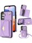 Samsung Galaxy A14 Kart Tutucu Kickstand Pu Deri+ Tpu Kapak Omuz Kayışı (Yurt Dışından) 1