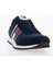 Tommy Hilfiger Erkek Marka Logolu Bağcıklı Kaydırmaz Tabanlı Günlük Lacivert Sneaker EM0EM01351-C1G 2