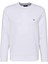 Erkek Pamuklu Logo Detaylı Yuvarlak Yaka Beyaz Sweatshirt 8N1MD1 1JHSZ-0100 4