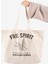"free Spirit" Canvas Tote Omuz ve Plaj Çantası 3