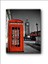 Londra Ikonik Kırmızı Telefon Kulübesi Kanvas Tablo Minimalist, Dekoratif, Soyut, Modern 3