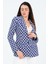 Desenli Blazer Ceket 5