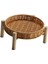 Hasır Depolama Sepeti Rattan Depolama Tepsisi Sepetleri Bin Masaüstü 22 × 10 × 4cm (Yurt Dışından) 3