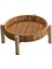 Hasır Depolama Sepeti Rattan Depolama Tepsisi Sepetleri Bin Masaüstü 22 × 10 × 4cm (Yurt Dışından) 4