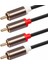 2rca - 2 Rca Erkek - Erkek Ses Kablosu Altın Kaplama Rca Ses Kablosu Ev Sineması Için DVD Tv CD Amplifikatör Ses Kutusu (Yurt Dışından) 4