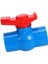 3x 40MM x 40MM Tam Geçişli Kırmızı Kollu Kollu U-Pvc Küresel Vana Mavi (Yurt Dışından) 5
