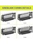 Ξ Ny Ue Zhang 5 Paket 1 2 3 5mm Tarak Kesim Için Kılavuz Tarak, QP210/50 Qp 220 2523 2520 2527 6520 (Yurt Dışından) 2