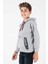 Erkek Çocuk Fermuarlu Kapüşonlu Sweatshirt AK15217 2