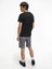 Erkek Regular Fit Kısa Kollu Yuvarlak Yaka Siyah T-Shirt J30J314544-Bae 5