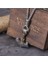 Thor Mjollnir Othila Aksesuarlı Örgü Zincir Erkek 316L Çelik Kolye 1