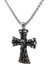 Gothic Skull Graveyard Cross Haç Çarmıh Witchcraft Paslanmaz Kararmaz Çelik Kolye 1