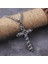 Crucifix Athelstan Vintage Haç Gotik Çarmıh Örgü Zincir Erkek 316L Çelik Kolye 2