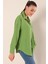 20153 Tek Cepli Oversize Gömlek - E.yeşil 5