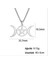 Pentagram & Moon Witchcraft Gotik 316L Çelik Kolye 5