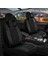 Renault Clio 5 Uyumlu Deri Oto Koltuk Kılıfı Ön/Arka 5li Set Live Seri Siyah 1