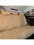 Renault Fluence Uyumlu Deri Oto Koltuk Kılıfı Ön/Arka 5li Set Live Seri Bej 2