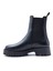 SV030 Deri Lastikli Siyah Kadın Chelsea Bot 3