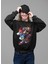 Kirpi Sonic Baskılı Kapüşonsuz Sweatshirt, Unisex Oversize Sonic Baskılı Sweatshirt 1