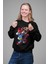 Kirpi Sonic Baskılı Kapüşonsuz Sweatshirt, Unisex Oversize Sonic Baskılı Sweatshirt 2