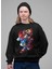 Kirpi Sonic Baskılı Kapüşonsuz Sweatshirt, Unisex Oversize Sonic Baskılı Sweatshirt 3