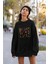 Ironman Baskılı Kapüşonsuz Sweatshirt, Unisex Oversize Ironman Yazılı Sweatshirt 2