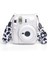 Instax Mini 12 Makine Uyumlu Beyaz Simli Pleksi Kılıf 5