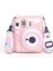 Instax Mini 12 Makine Uyumlu Pembe Simli Pleksi Kılıf 3