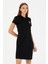 Kadın Siyah Örme Elbise 50262696-VR046 4