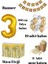3 Yaş Kraft Gold Balon Rakam Folyo Banner Mısır Kutusu Masa Eteği Doğum Günü Parti Seti 2