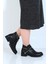 23-951 Siyah Cilt Kadın Düz Bot 1