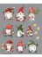 AlyMarkt Priz Üstü Sticker Noel Baba Cüceler 2