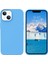 iPhone 13 Uyumlu Mavi Silikon Kılıf 1