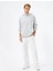 4WAM70047MK Koton Erkek Sweat Gri 1