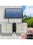 Solar Lamba Güneş Enerjili Kablolu Çift Başlı Sensörlü Bahçe Kamp Aydınlatma 120 LED Lamba Su Geçirmez 1