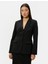 Blazer Ceket Düğmeli Kapaklı Cepli Regular Fit 3