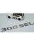 300SEL Bagaj Krom Abs 3m 3D Yazı Logo Benz Ile Uyumlu 3