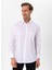Regular Fit Klasik Yaka Düz Beyaz Erkek Gömlek GM1001400255 3