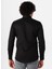 Slim Fit Klasik Yaka Armürlü Siyah Erkek Gömlek GM2024700426 3